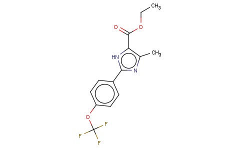 5-METHYL-2-(4-TRIFLUOROMETHOXYPHENYL)-3H-IMIDAZOLE-4-CARBOXYLIC ACID ETHYL ESTER